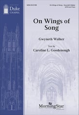 On Wings of Song SATB choral sheet music cover